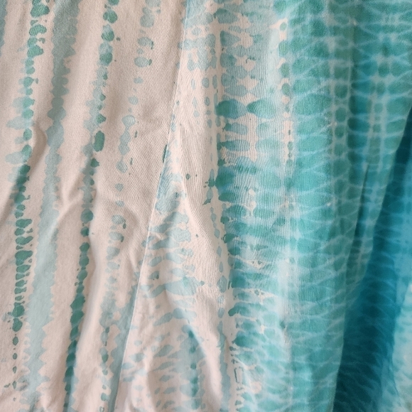 BU Tiki Maxi Blue Soft Swimsuit Cover Up. Size S/M - Picture 5 of 10